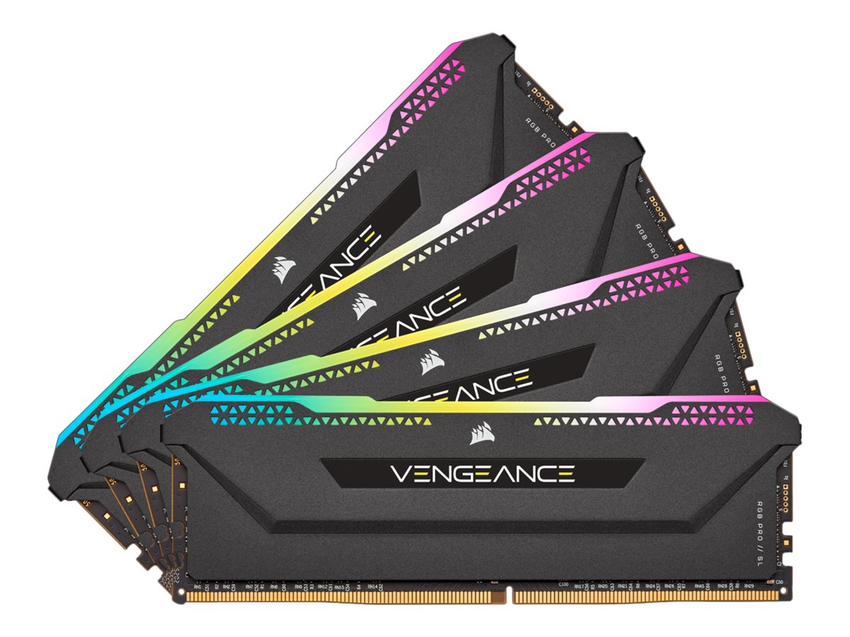 Corsair VENGEANCE RGB PRO SL 128GB PC4-25600 288-pin DDR4 SDRAM  (CMH128GX4M4E3200C16)
