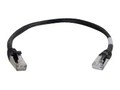 C2G Cat6 Snagless Shielded (STP) Network Patch Cable - Black, 6, 00981, 16459107, Cables C2G Cat6 Snagless Shielded (STP) Network Patch Cable - Black, 6, 00981, 16459107, Cables