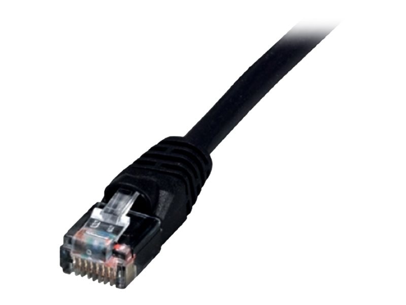 Black Comprehensive CAT5e 350 MHz Snagless Patch Cable 75 