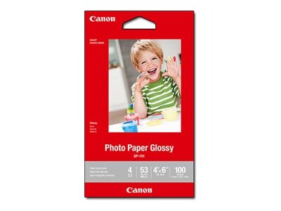 Canon 4 x 6 GP-701 Glossy Photo Paper (100-Sheets), 1433C001, 32845163, Paper, Labels & Other Print Media