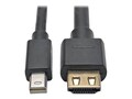 Tripp Lite Mini DisplayPort 1.2a to HDMI M M 4Kx2K @60Hz Active Adapter Cable with Gripping HDMI Plug, 10ft, P586-010-HD-V2A, 34088194, Cables