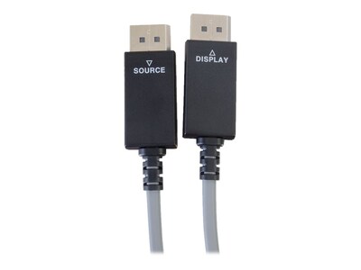 C2G DisplayPort M M Active Optical Plenum Cable, Gray, 25ft , 29535, 34924025, Cables C2G DisplayPort M M Active Optical Plenum Cable, Gray, 25ft , 29535, 34924025, Cables