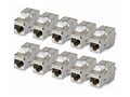 StarTech.com CAT6A RJ45 STP 180-Degree Toolless Ethernet Shielded Keystone Jack, 10-Pack, C6AKEYTLSTP18010PK            , 42147419, Premise Wiring Equipment