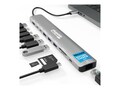 Plugable USB-C 10 in 1 Hub w 8K HDMI, USBC-10IN1E                   , 42121666, USB & Firewire Hubs