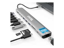Plugable Technologies USBC-10IN1E Main Image from Right-angle Plugable Technologies USBC-10IN1E Main Image from Right-angle