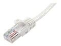 StarTech.com CAT5e Snagless UTP Ethernet Cable, White, 15ft, 45PATCH15WH, 9547408, Cables