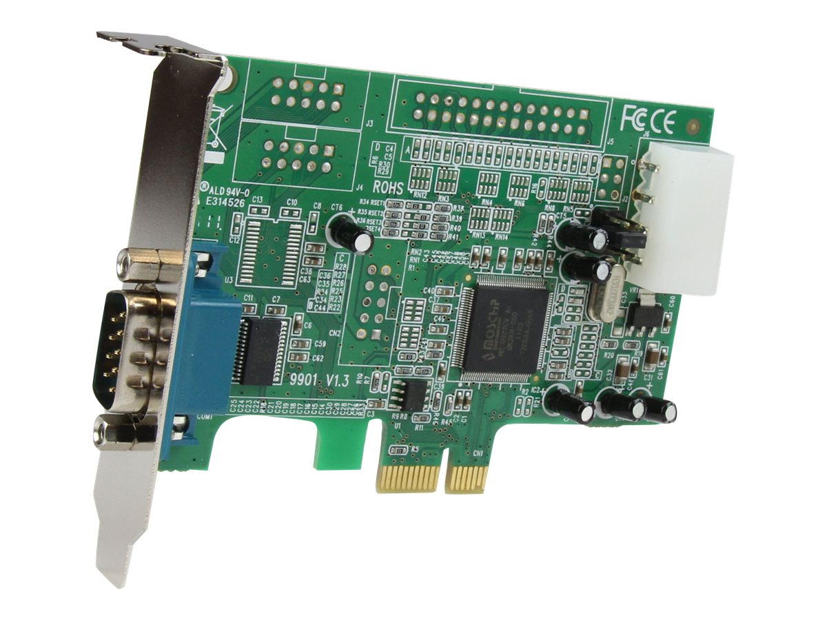StarTech.com 1 Port Low Profile Native RS232 PCI Express Serial Card with  16550 UART