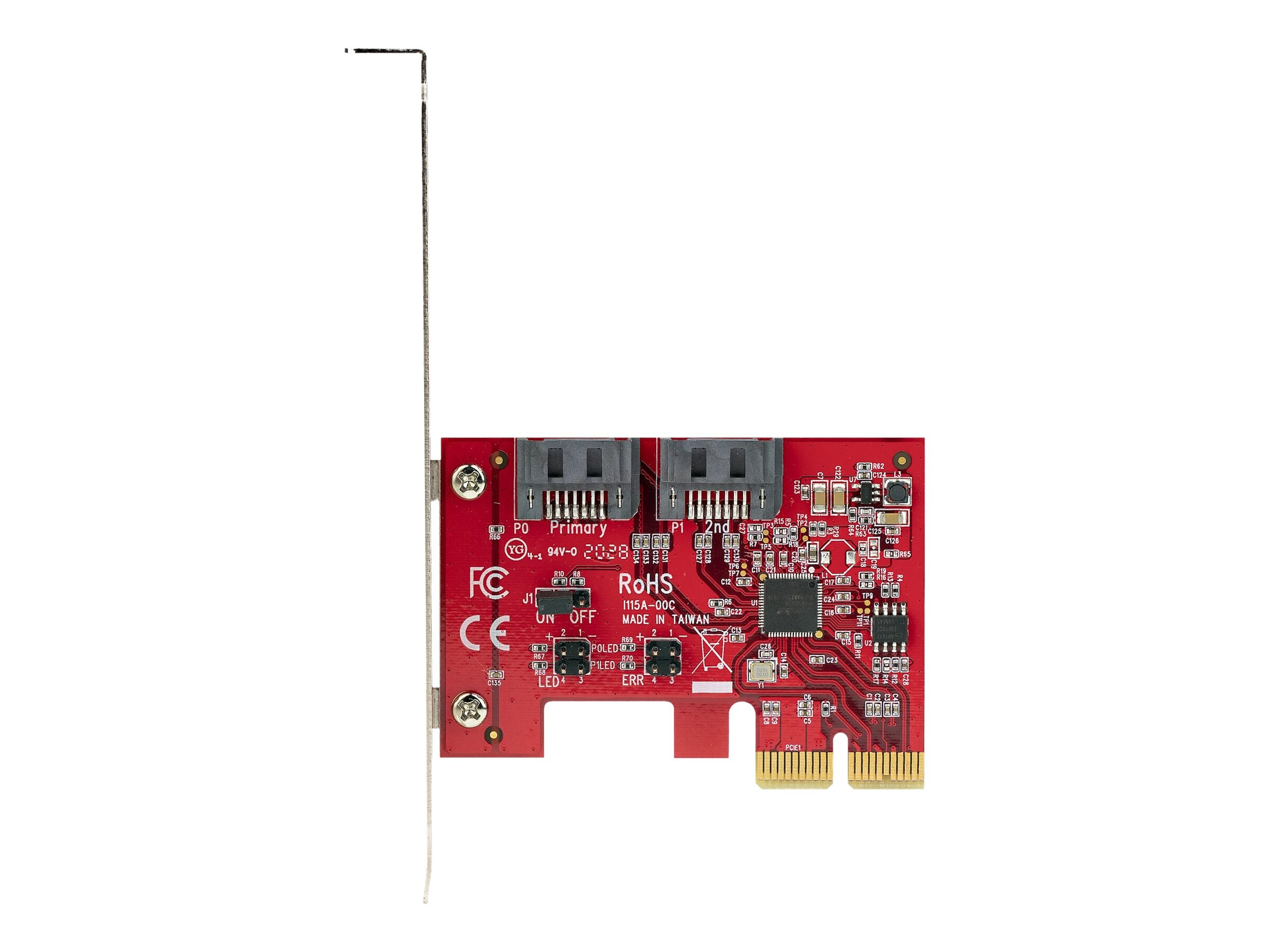 PCI Express To SATA 3.0 Extension Card 6Gbps 2 Port Gbps Board Module 6