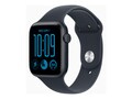 Apple Watch SE 3, GPS + Cellular, 44mm, Midnight Aluminum Case with Navy Blue Sport Band, M L, MJLT4LW/A, 42195736, Wearable Technology - Apple Watch Series 6-7