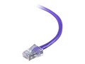 Belkin Cat5e Non-Booted UTP Patch Cable, Purple, 12ft, A3L791-12-PUR, 41063237, Cables