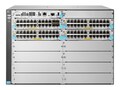 HPE 5412R 92xGT 7U RM Managed Switch P2020 1.2GHz 4GB RAM 1GB Flash 92xGbE PoE+ 4x1-10GbE, JL001A, 20020367, Network Switches