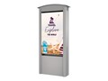 Peerless-AV Dual-Sided Smart City Kiosk w (2) 55 Xtreme High Bright Outdoor Displays and Speakers, Silver, KOP55XHB2-SA, 41645315, Digital Signage Kiosks & Kiosk Enclosures Peerless-AV Dual-Sided Smart City Kiosk w (2) 55 Xtreme High Bright Outdoor Displays and Speakers, Silver, KOP55XHB2-SA, 41645315, Digital Signage Kiosks & Kiosk Enclosures