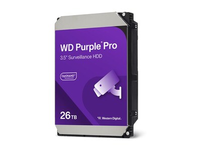 Western Digital WD240PURP - 3.5 - 26TB HDD - S, WD260PURP                     , 41912740, Hard Drives - Internal
