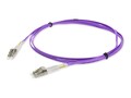 AddOn LC (Male) to LC (Male) OM4 Duplex Fiber OFNR (Riser-Rated) Patch Cable, Violet, 5m, ADD-LC-LC-5M5OM4-VT, 41082397, Cables