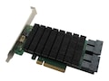 HighPoint PCIe 3.0 X8 16X Int. SAS 6GB S , RR2840C, 41243986, Controller Cards & I/O Boards