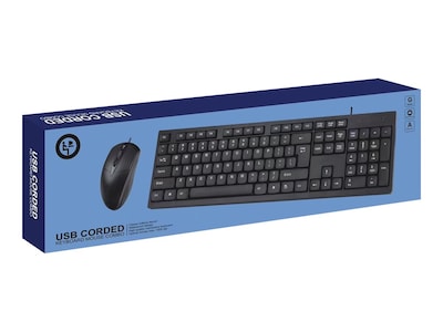 B3E WIRED KEYBOARD AND MOUSE COMBO, AP-BM530, 41487717, Keyboard/Mouse Combinations