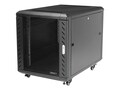 StarTech.com 12U 29in Knock-Down Server or AV Rack Cabinet with Casters, RK1236BKF, 32309424, Racks & Cabinets