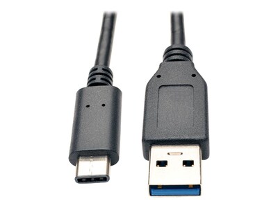 Tripp Lite USB 3.1 Type C to USB Type A M M Cable, Black, 3ft, U428-003, 26275070, Cables