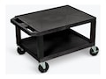 Luxor 16 Tuffy 2-Shelf Utility Cart, Black, WT16E, 34184821, Furniture - Miscellaneous Luxor 16 Tuffy 2-Shelf Utility Cart, Black, WT16E, 34184821, Furniture - Miscellaneous