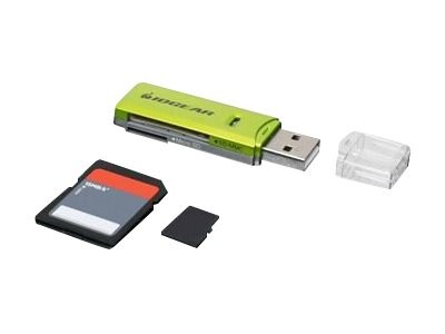 IOGEAR SD MicroSD MMC Reader Writer, GFR204SD, 12065215, PC Card/Flash Memory Readers