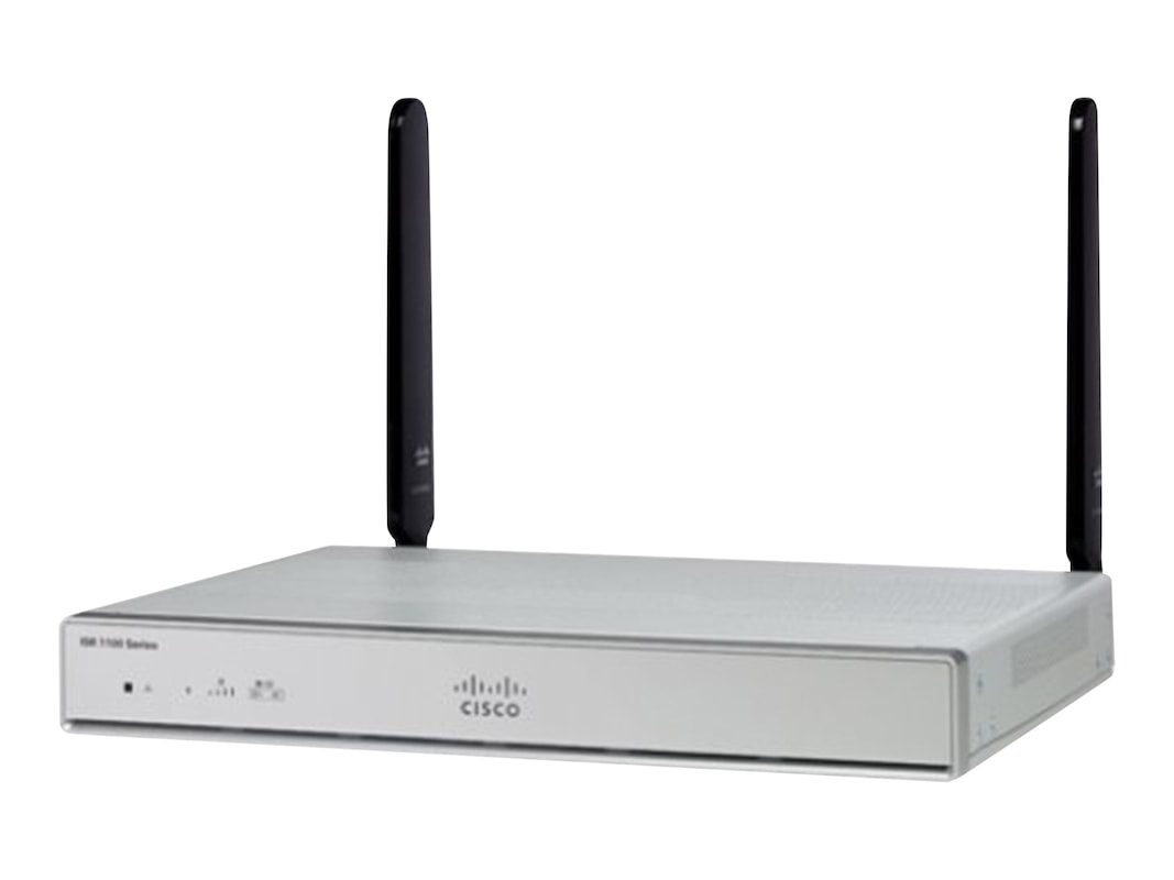 goedkeuren zebra niet voldoende Cisco ISR 1100 4-Port GE Wireless Router w 1xGE WAN, 1xGE SFP (C1111-4PWE)