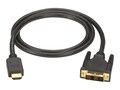 Black Box HDMI to DVI Cable (M-M), 1m, EVHDMI02T-001M, 12509091, Cables
