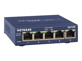 NETGEAR GS105NA Main Image from Left-angle