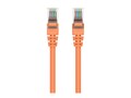 Belkin CAT6 RJ-45 M M UTP 24AWG Snagless Molded Ethernet Patch Cable, Orange, 4ft, A3L980-04-ORG-S, 8545591, Cables