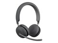 Logitech Zone Wireless 2 Business Headset (UC Version) - Graphite, 981-001310, 41715007, Headsets (w/ microphone)