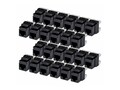 StarTech.com CAT6 UTP Ethernet 180-Degree 110 Punch Down Keystone Jack, Black, 24-Pack, C6KEY110180BK24PK, 42147421, Premise Wiring Equipment