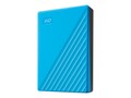 Western Digital 4TB My Passport USB 3.2 Gen 1 Portable Hard Drive - Blue, WDBPKJ0040BBL-WESN, 37641346, Hard Drives - External