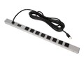 Rack Solutions POWERSTRIP 8OUT 15A 15FT CORD, PSV-F8-15A-Q, 41746579, Power Strips