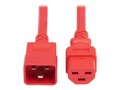 Eaton 20A 250V 12AWG C20 to C21 Heavy-Duty Power Cord, Red, 4ft, P035-004-ARD                  , 41910934, Power Cords