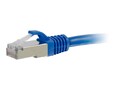 C2G Cat5e Shielded Patch Cable, Blue 3ft, 27241, 5156101, Cables