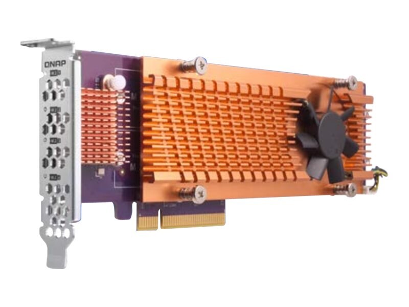 Qnap M.2 2280 PCIe NVMe SSD expansion (QM2-4P-342)