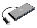 Tripp Lite 4-Port USB 3.1 Hub w  (4) USB-A Ports, Thunderbolt 3—PD Charging, Black, U460-004-4AB-C, 35042411, USB & Firewire Hubs
