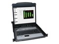 Tripp Lite Open Box NetDirector 8-Port 1U Rack-Mount Console KVM Switch   19 LCD + 8 PS2 USB Combo Cables; TAA, B020-U08-19KTAA               , 41993358, KVM Switches