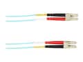 Black Box LC-LC 50 125 Multimode Plenum Fiber Optic Cable, Aqua, 5m, FOCMP50-005M-LCLC-AQ, 32882095, Cables Black Box LC-LC 50 125 Multimode Plenum Fiber Optic Cable, Aqua, 5m, FOCMP50-005M-LCLC-AQ, 32882095, Cables