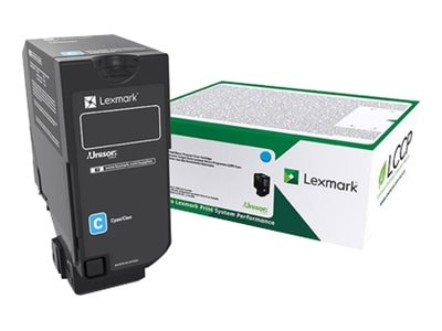 Lexmark Cyan High Yield Return Program Toner Cartridge for CS725 Series, 74C1HC0, 31439809, Toner and Imaging Components - OEM Lexmark Cyan High Yield Return Program Toner Cartridge for CS725 Series, 74C1HC0, 31439809, Toner and Imaging Components - OEM