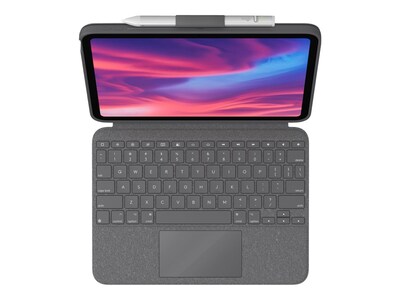 Logitech Combo Touch Backlit Keyboard Case for Apple 10.9 iPad 10th Gen (Oxford Gray), 920-011433, 41550625, Mice & Cursor Control Devices