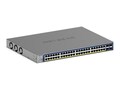 Netgear 48P GE POE SMART SWTH W 10G S, GS752TXP-300NAS, 41790296, Network Switches