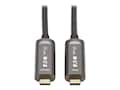 Tripp Lite Backward Compatible USB 3.2 Gen 2 (10Gbps) USB-C Plenum-Rated Fiber Active Optical Cable, Black, 15m, U420F-15M-D321, 41595209, Cables Tripp Lite Backward Compatible USB 3.2 Gen 2 (10Gbps) USB-C Plenum-Rated Fiber Active Optical Cable, Black, 15m, U420F-15M-D321, 41595209, Cables