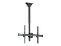 StarTech.com 1.8' to 3' Short Pole Ceiling Mount for 32 to 75 TVs, FPCEILPTBSP, 33803109, Stands & Mounts - Digital Signage & TVs