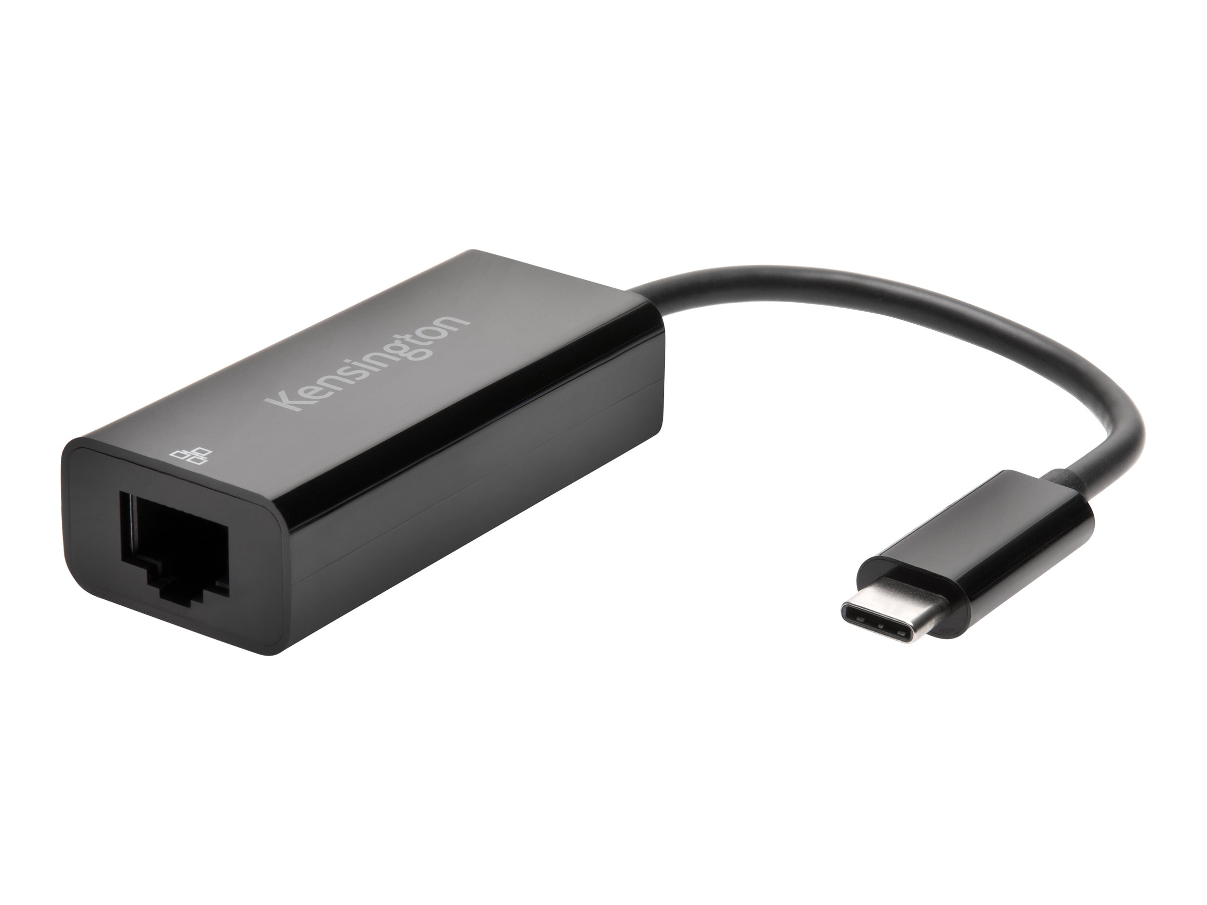 Kensington Usb C To Ethernet M F Adapter Black Kww