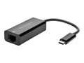 Kensington USB-C to Ethernet M F Adapter, Black, K33475WW, 35270262, Adapters & Port Converters