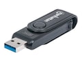 Manhattan 24-in-1 SuperSpeed USB 3.0 External Card Reader & Writer, 101981, 33612100, PC Card/Flash Memory Readers