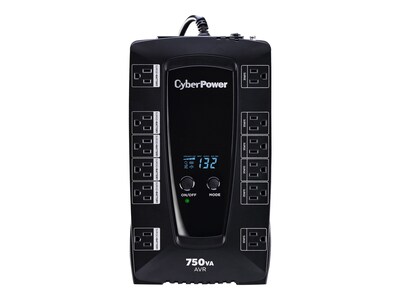 CyberPower Intelligent LCD Series 750VA 450W Line Interactive Desktop UPS LCD AVR (AVRG750LCD), AVRG750LCD, 26274245, Battery Backup/UPS
