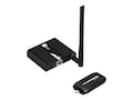 Siig SIIG AC CE-H25J11-S1 Type-C Wireless Extender Kit 1080P 30M Black Brow , CE-H25J11-S1, 37629241, Video Converters, Extenders & Splitters