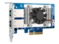 QNAP Dual-port BASET 10GbE Network Expansion Card , QXG-10G2T, 41700516, Network Adapters & NICs