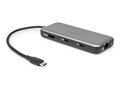 Rocstor Premium USB-C 6-in-1 Multiport Dock with 100W Power Delivery, Y10A319-S1                    , 41896966, Docking Stations & Port Replicators